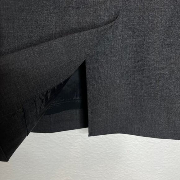 Ann Taylor Size 4 Dark Gray Wool Pencil Skirt - Picture 10 of 12